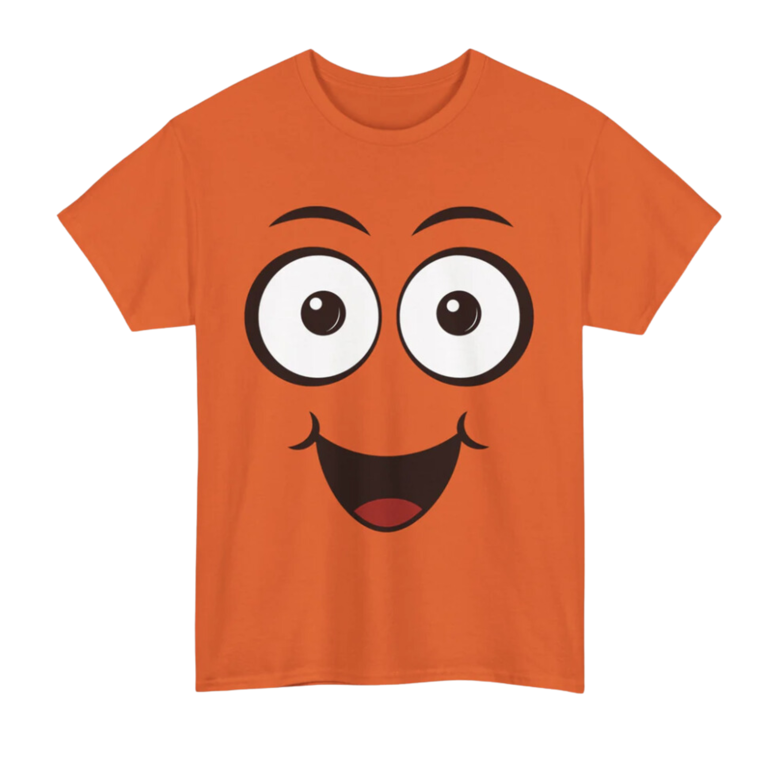 Cute and Quirky | Face Goofy Exaggerated Smiling Face T-Shirt