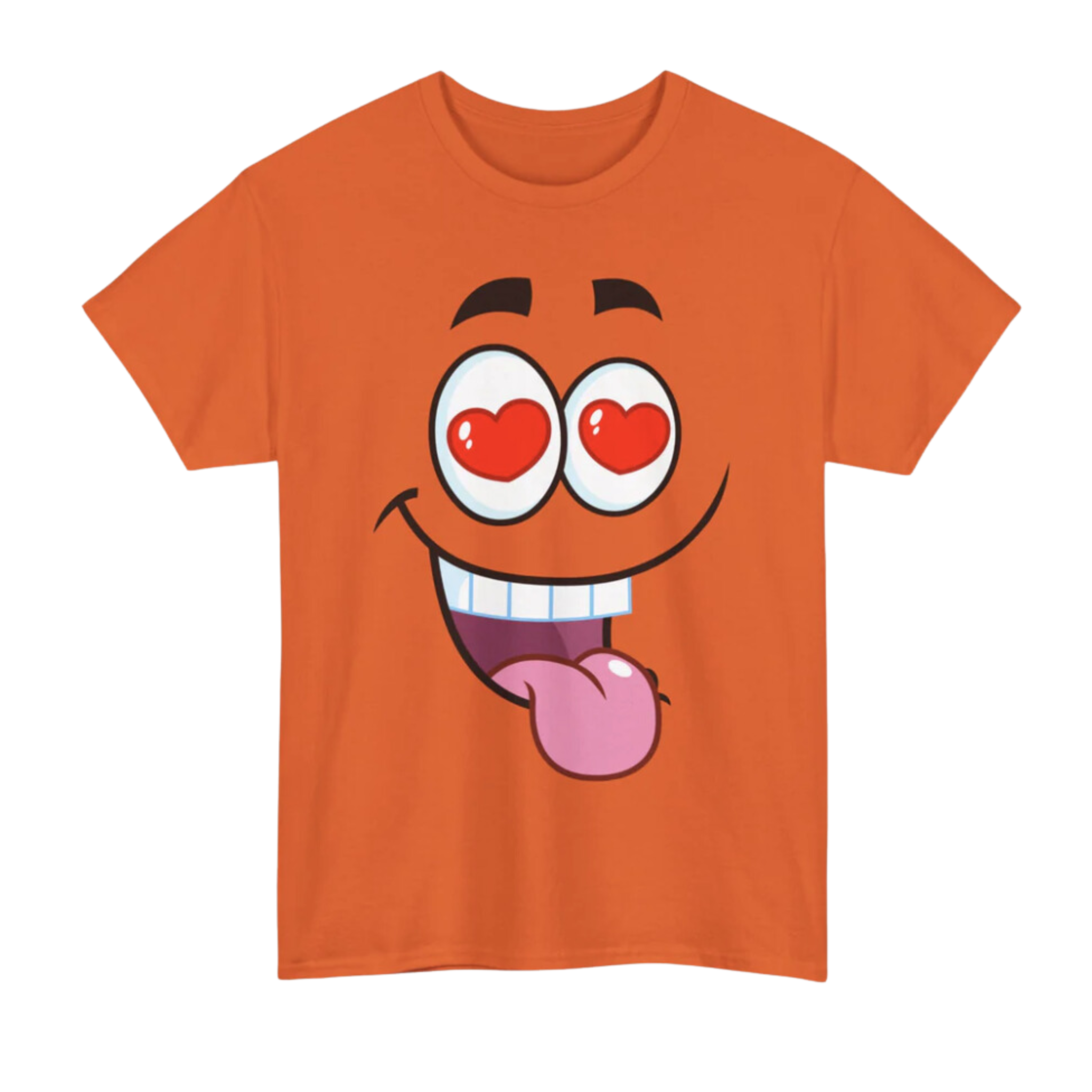 Cute and Quirky | Face Love Heart Eyes T-Shirt