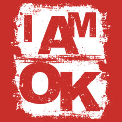I AM OK - Mens Supply Sweatshirt Design