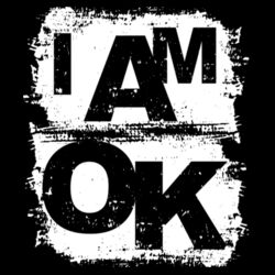 I AM OK - Womens String Singlet Design