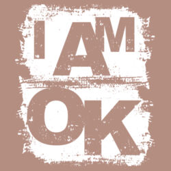I AM OK - Womens Upside Tank Design