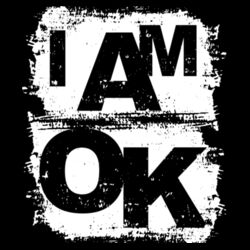 I AM OK - Cushion Cover Design