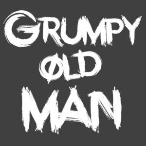 GRUMPY OLD MAN the OG - Mens Stone Wash Barnard Tank Design