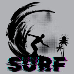 Beach Bum Surfs Up Guys - Womens Racerback Singlet Design