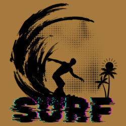 Beach Bum Surfs Up Guys - Womens Sunday Singlet Design