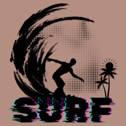 Beach Bum Surfs Up Guys - Womens Upside Tank Design