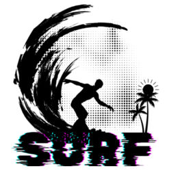 Beach Bum Surfs Up Guys - Mens Classic Tank Design