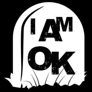 I AM OK Biding Time - Womens Mali T-Shirt Design