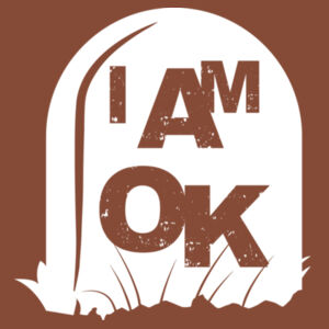 I AM OK Biding Time - Mens Classic Tank Design