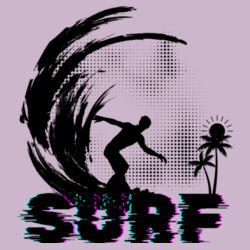 Beach Bum Surfs Up Guys - Womens Maple T-Shirt Design