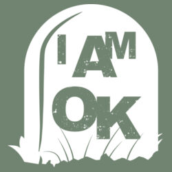 I AM OK Biding Time - Womens Premium Hoodie Design