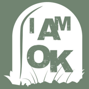 I AM OK Biding Time - Womens Premium Hoodie Design