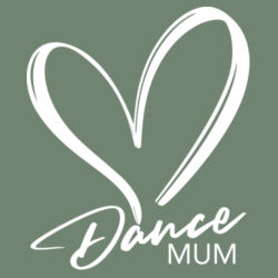 DANCE MUM HEART - Womens Premium Hoodie Design