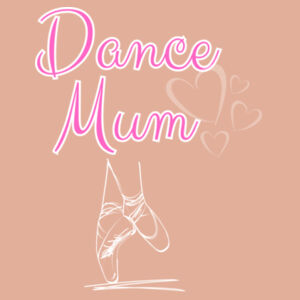 DANCE MUM BALLET - Womens Crop T-Shirt Design