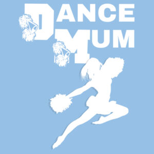 DANCE MUM CHEER - Womens Crop T-Shirt Design