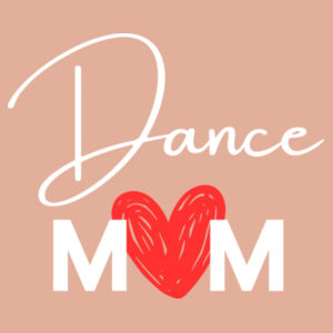 DANCE MUM HEART - Womens Premium Sweatshirt Design
