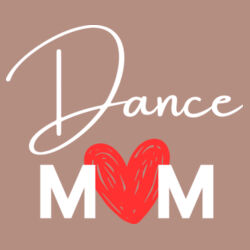 DANCE MUM HEART - Womens Upside Tank Design