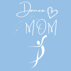 DANCE MUM HEART - Womens Maple T-Shirt Design