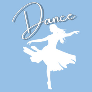 DANCE LYRICAL - Womens Crop T-Shirt Design