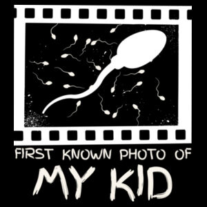 FIRST KNOWN PHOTO OF MY KID - Mens Staple T-Shirt Design