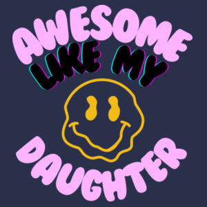 AWESOME LIKE MY DAUGHTER - Mens Staple T-Shirt Design