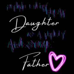 BEHIND EVERY GREAT DAUGHTER - Mens Classic Tank Design