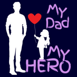 MY DAD MY HERO BALLOON - Mens Classic Tank Design