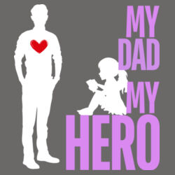 MY DAD MY HERO BUTTERFLY - Mens Stone Wash Barnard Tank Design