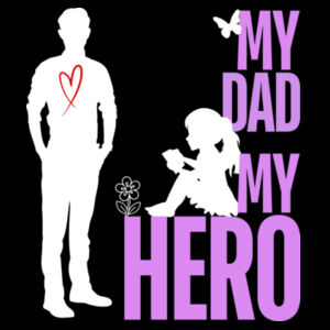 My Dad. My Hero. Butterfly Tank Top Design