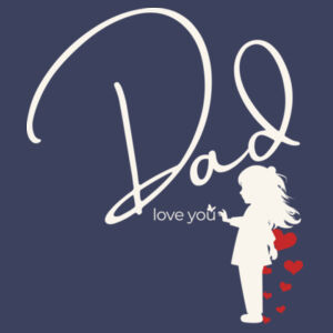 DAD LOVE YOU - Mens Stone Wash Barnard Tank Design