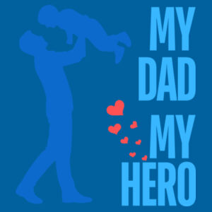 MY DAD MY HERO PLAYING - Mens Supply Hoodie Design