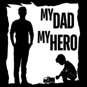 MY DAD MY HERO TRUCK - Mens Supply Hoodie Design