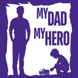 MY DAD MY HERO TRUCK - Mens Staple T-Shirt Design