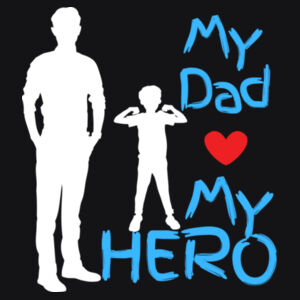 MY HERO MY DAD STRONG - Mens Barnard Tank Design