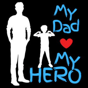 MY HERO MY DAD STRONG - Mens Supply Hoodie Design