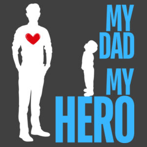 MY DAD MY HERO LOOK - Mens Stone Wash Barnard Tank Design