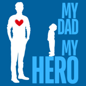 MY DAD MY HERO LOOK - Mens Maple T-Shirt Design