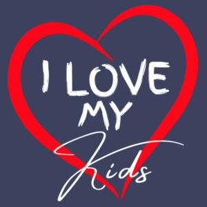I LOVE MY KIDS - Mens Stone Wash Barnard Tank Design