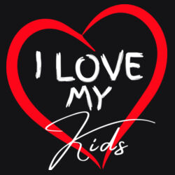 I LOVE MY KIDS - Mens Supply Hoodie Design