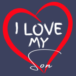 I LOVE MY SON - Mens Stone Wash Barnard Tank Design