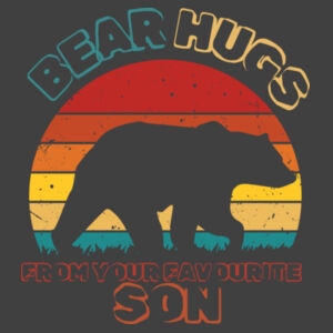 BEAR HUGS - Mens Stone Wash Barnard Tank Design