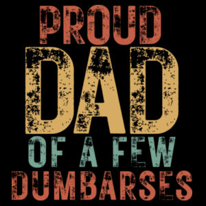 PROUD DAD VINTAGE - Mens Supply Sweatshirt Design