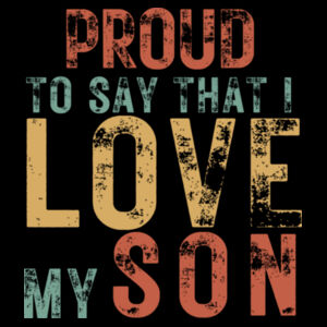 I LOVE MY SON VINTAGE - Mens Supply Sweatshirt Design