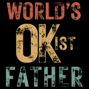World's OKist Father Vintage Tank Top Design