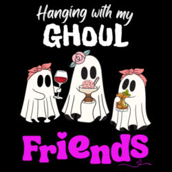 Halloween | Hanging with my Ghoul Friends - Unisex Staple T-Shirt Design