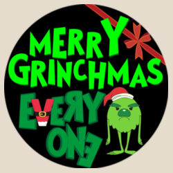 Christmas Decorations | Merry Grinchmas Design