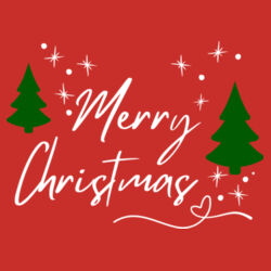 Merry Christmas | Merry Xmas - Womens Maple T-Shirt Design