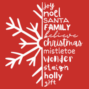 Merry Christmas | Snow Flake Joy - Kids T-Shirt Design