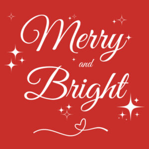 Merry Christmas | Merry and Bright - Mens Staple T-Shirt Design