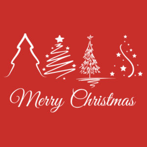Merry Christmas | Christmas Tree - Kids T-Shirt Design